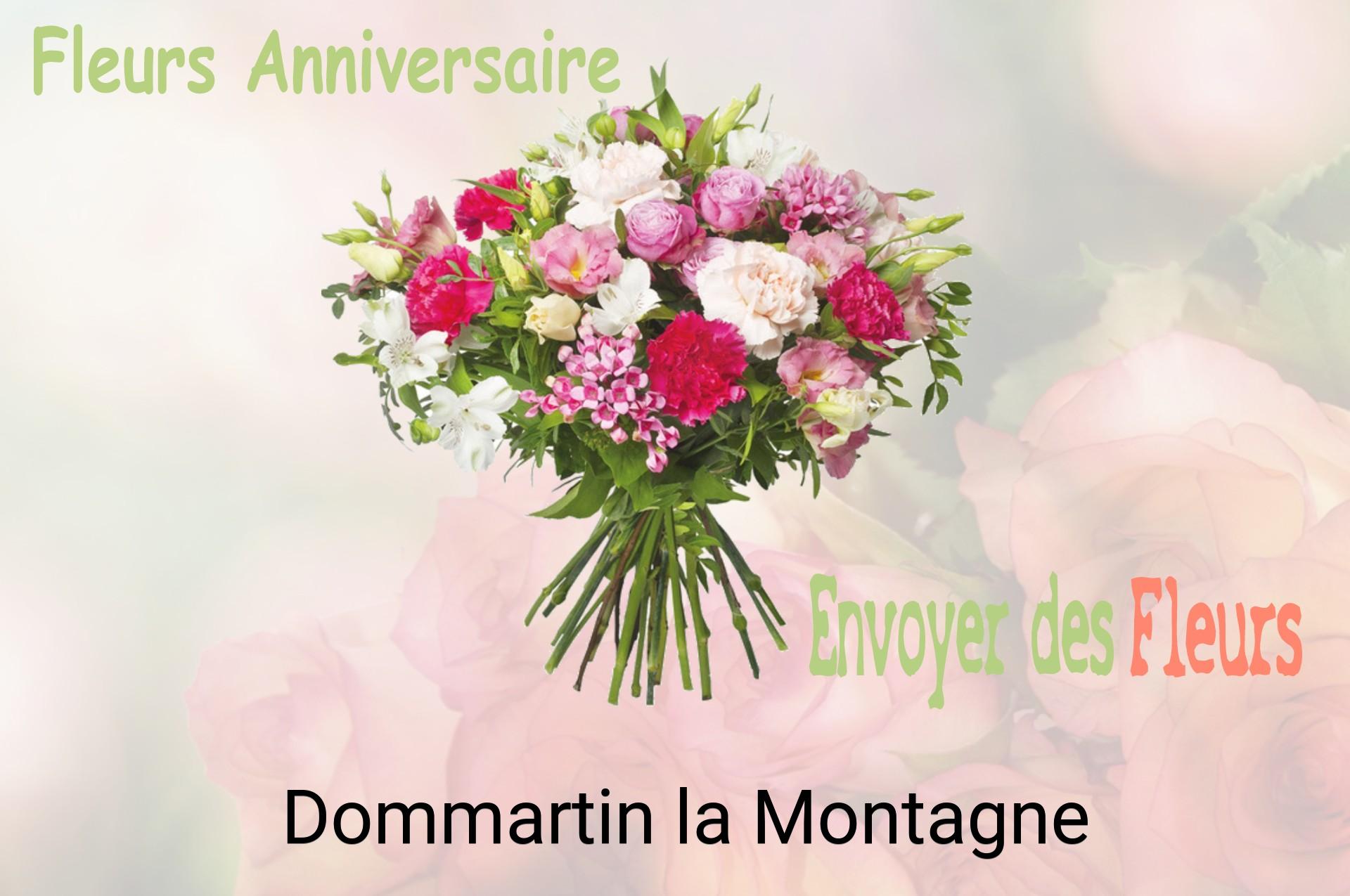 Bouquet de fleurs d’anniversaire livré à Dommartin-la-Montagne