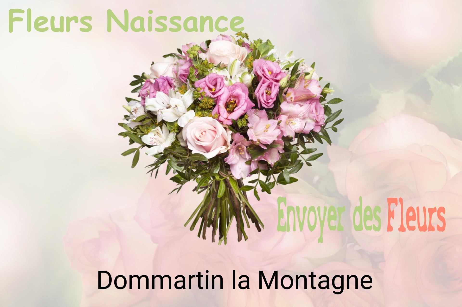 Bouquet de fleurs de naissance livré à Dommartin-la-Montagne